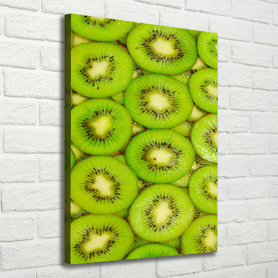 Quadro foto su tela verticale Kiwi