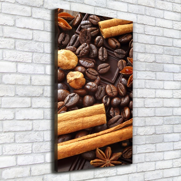 Stampa quadro su tela verticale Cioccolato fondente