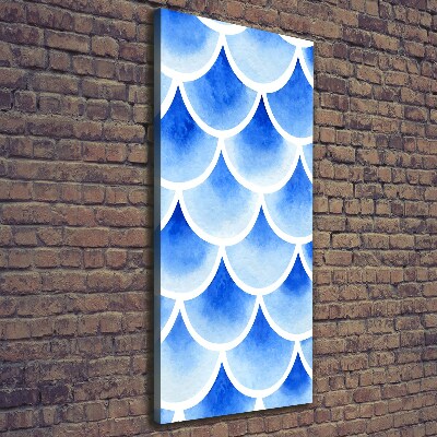 Quadro foto su tela verticale Squame di pesce