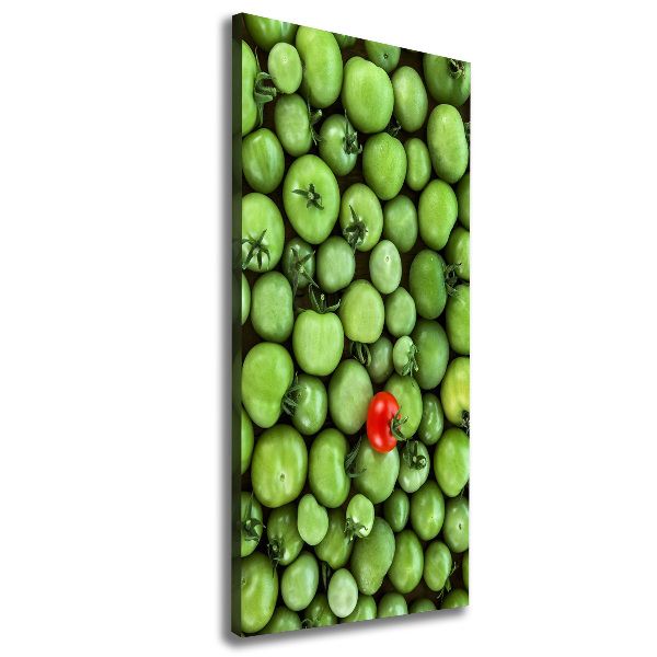 Quadro foto su tela verticale Pomodoro rosso