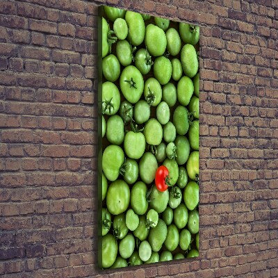 Quadro foto su tela verticale Pomodoro rosso