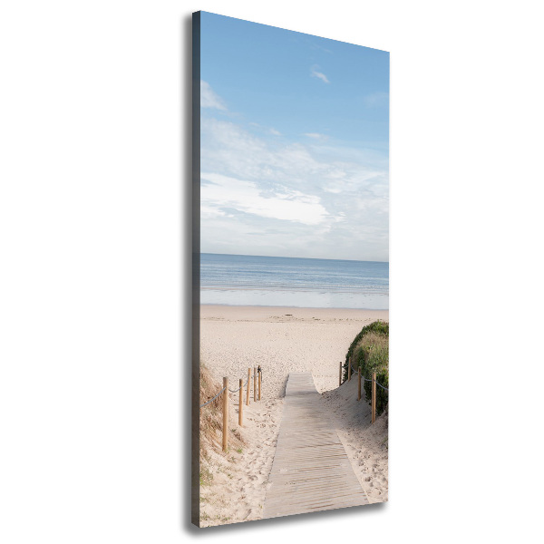 Quadro su tela canvas verticale Sentiero per la spiaggia