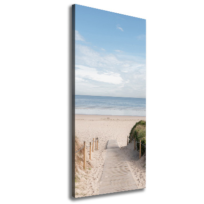 Quadro su tela canvas verticale Sentiero per la spiaggia