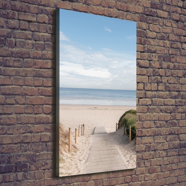 Quadro su tela canvas verticale Sentiero per la spiaggia