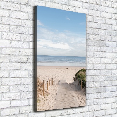 Quadro su tela canvas verticale Sentiero per la spiaggia