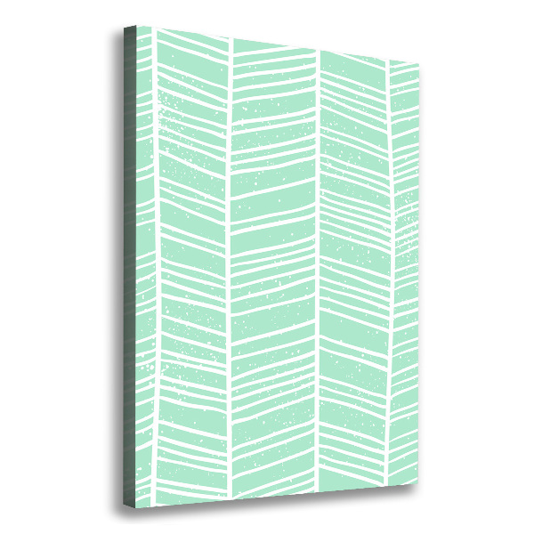 Quadro su tela canvas verticale Motivo a spina di pesce