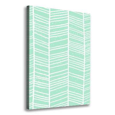 Quadro su tela canvas verticale Motivo a spina di pesce