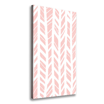 Stampa quadro su tela verticale Motivo a spina di pesce