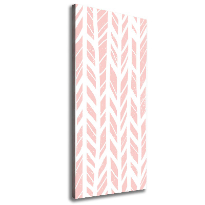 Stampa quadro su tela verticale Motivo a spina di pesce