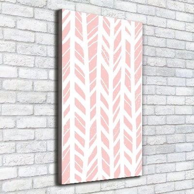 Stampa quadro su tela verticale Motivo a spina di pesce