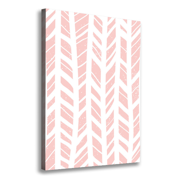 Stampa quadro su tela verticale Motivo a spina di pesce