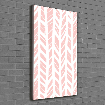 Stampa quadro su tela verticale Motivo a spina di pesce