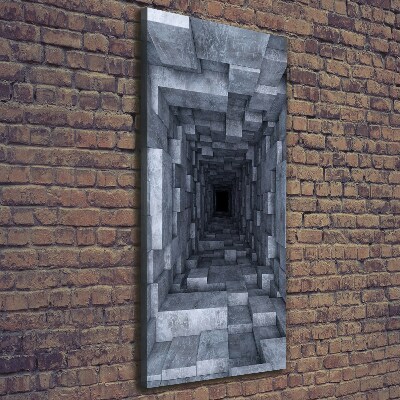 Stampa quadro su tela verticale Tunnel