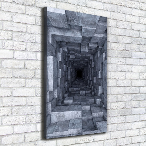 Stampa quadro su tela verticale Tunnel