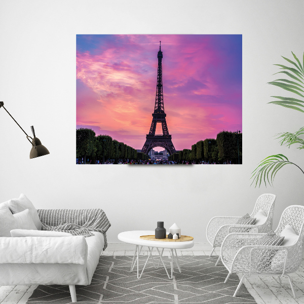 Quadro foto su tela verticale Torre Eiffel Parigi