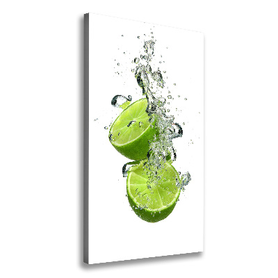 Quadro su tela canvas verticale Lime