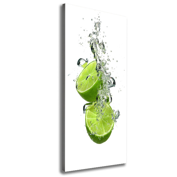 Quadro su tela canvas verticale Lime