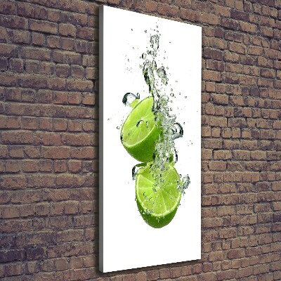 Quadro su tela canvas verticale Lime