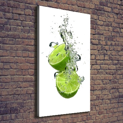 Quadro su tela canvas verticale Lime