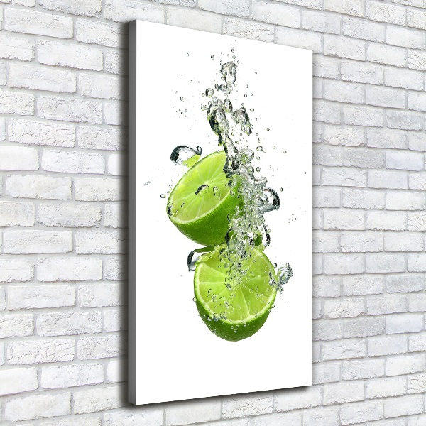 Quadro su tela canvas verticale Lime