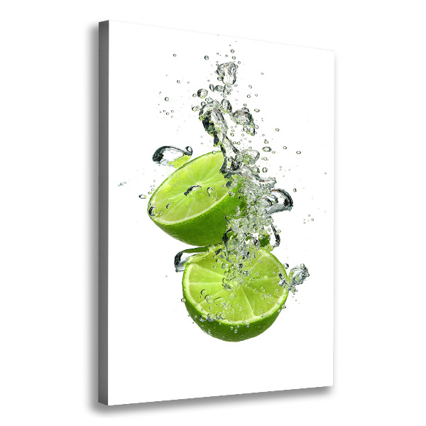 Quadro su tela canvas verticale Lime