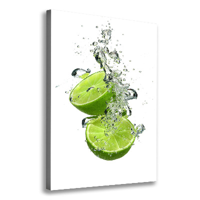 Quadro su tela canvas verticale Lime