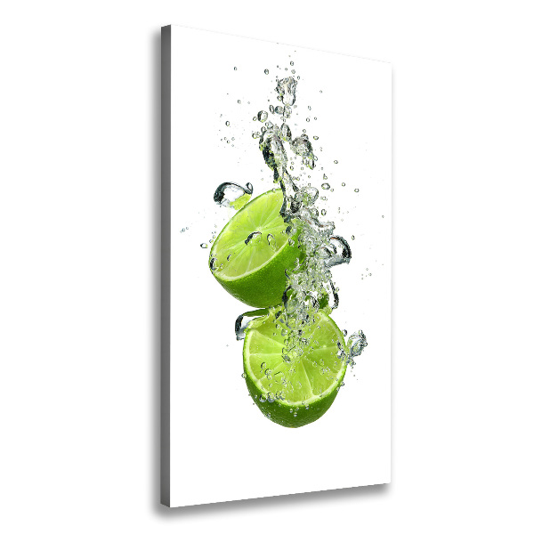 Quadro su tela canvas verticale Lime