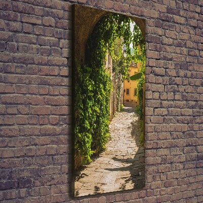 Quadro su tela canvas verticale Strade italiane