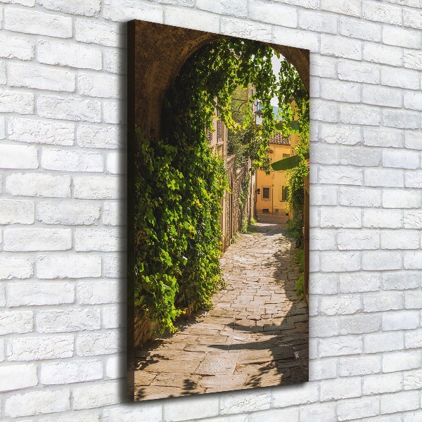 Quadro su tela canvas verticale Strade italiane