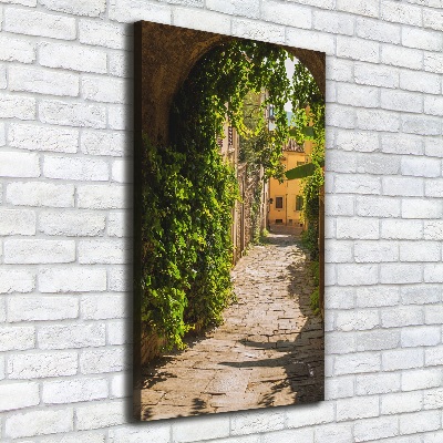 Quadro su tela canvas verticale Strade italiane