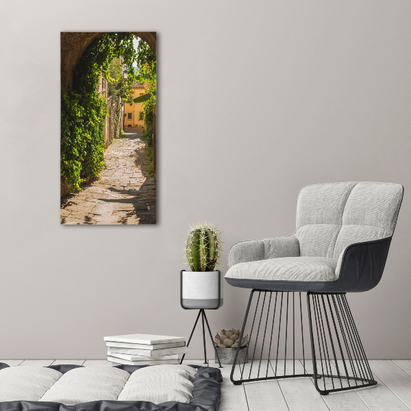 Quadro su tela canvas verticale Strade italiane