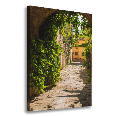 Quadro su tela canvas verticale Strade italiane