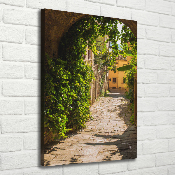 Quadro su tela canvas verticale Strade italiane