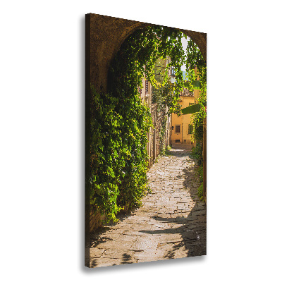 Quadro su tela canvas verticale Strade italiane