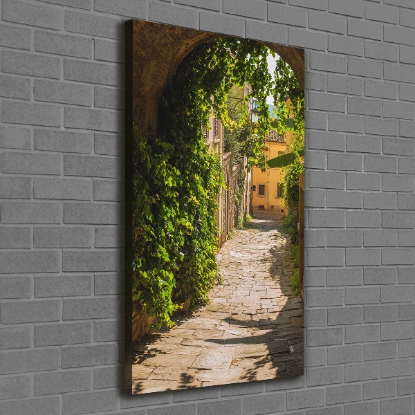 Quadro su tela canvas verticale Strade italiane