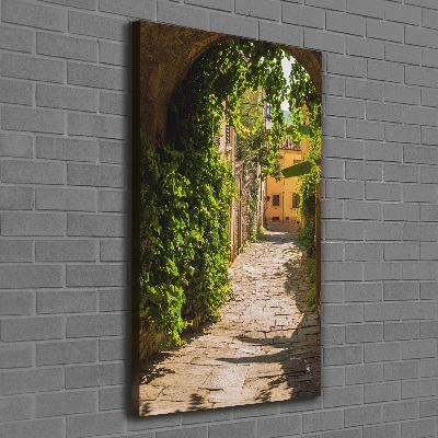 Quadro su tela canvas verticale Strade italiane