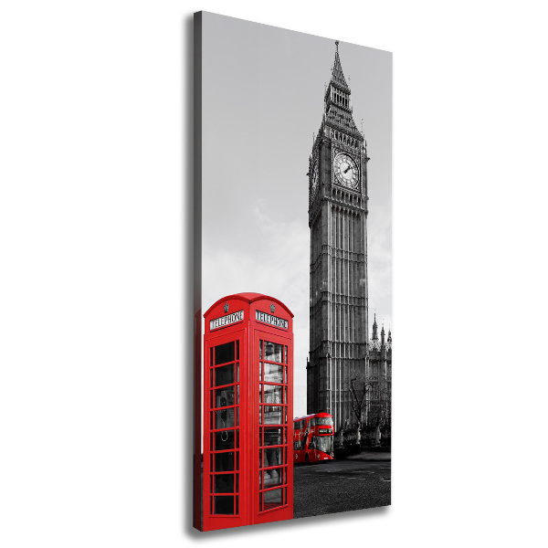 Quadro foto su tela verticale Big Ben di Londra