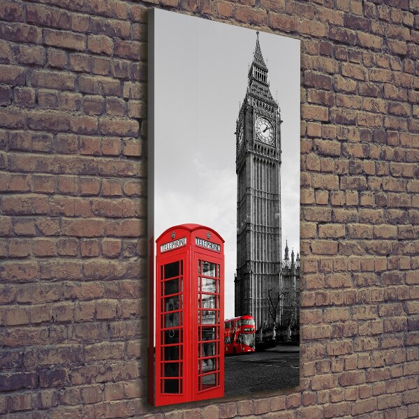 Quadro foto su tela verticale Big Ben di Londra