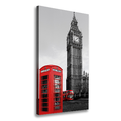 Quadro foto su tela verticale Big Ben di Londra