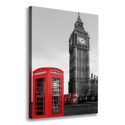 Quadro foto su tela verticale Big Ben di Londra