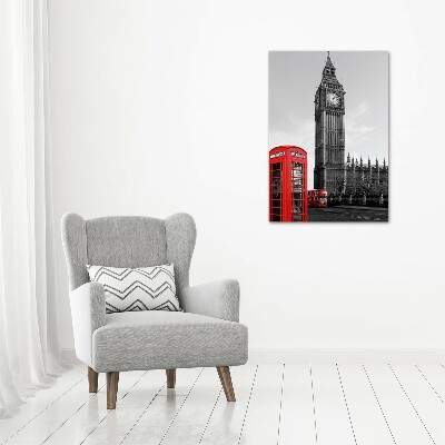 Quadro foto su tela verticale Big Ben di Londra