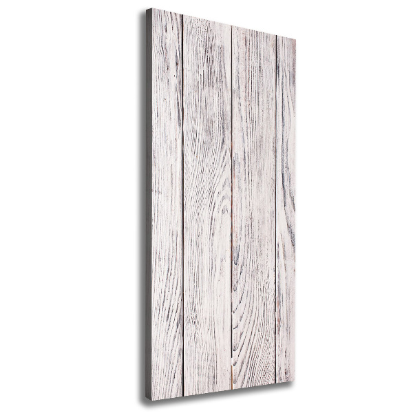 Quadro su tela canvas verticale Parete in legno
