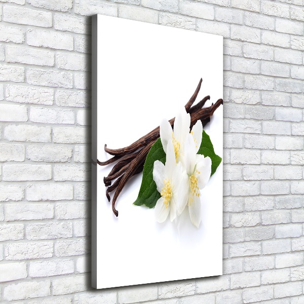 Stampa quadro su tela verticale Gelsomino e vaniglia