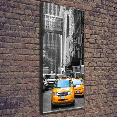 Stampa quadro su tela verticale Taxi di New York