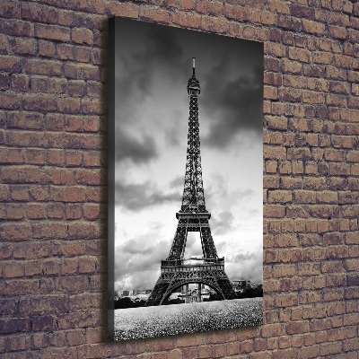 Quadro su tela canvas verticale Torre Eiffel Parigi