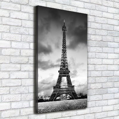 Quadro su tela canvas verticale Torre Eiffel Parigi