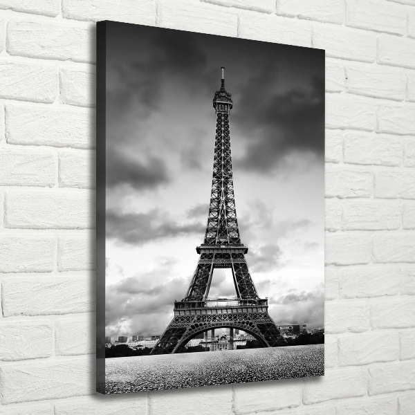 Quadro su tela canvas verticale Torre Eiffel Parigi