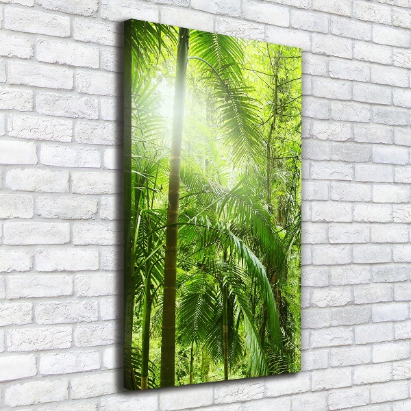 Stampa quadro su tela verticale Foresta pluviale