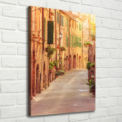 Quadro foto su tela verticale Strade italiane