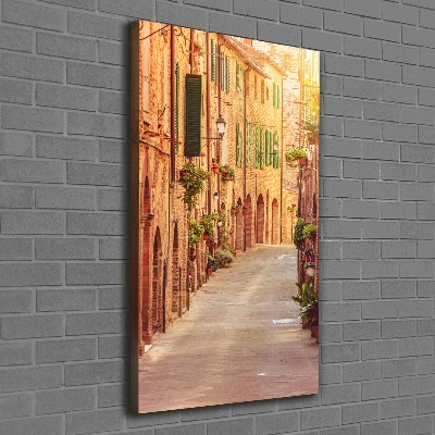 Quadro foto su tela verticale Strade italiane